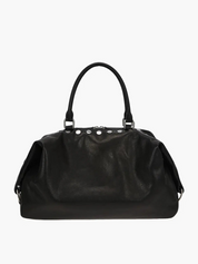 MARGESHERWOOD Schwarze, studded Ledertasche