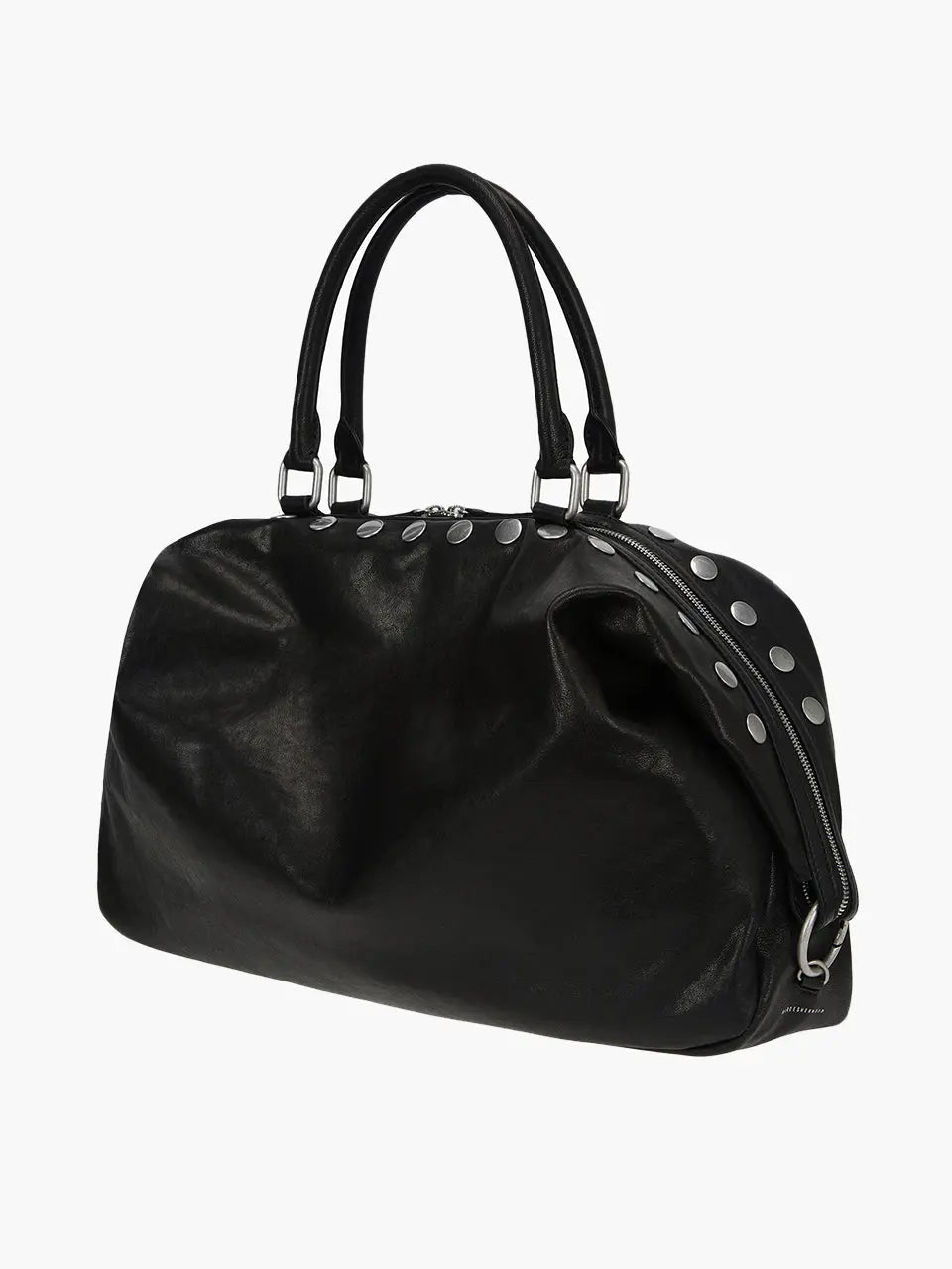 MARGESHERWOOD Schwarze, studded Ledertasche
