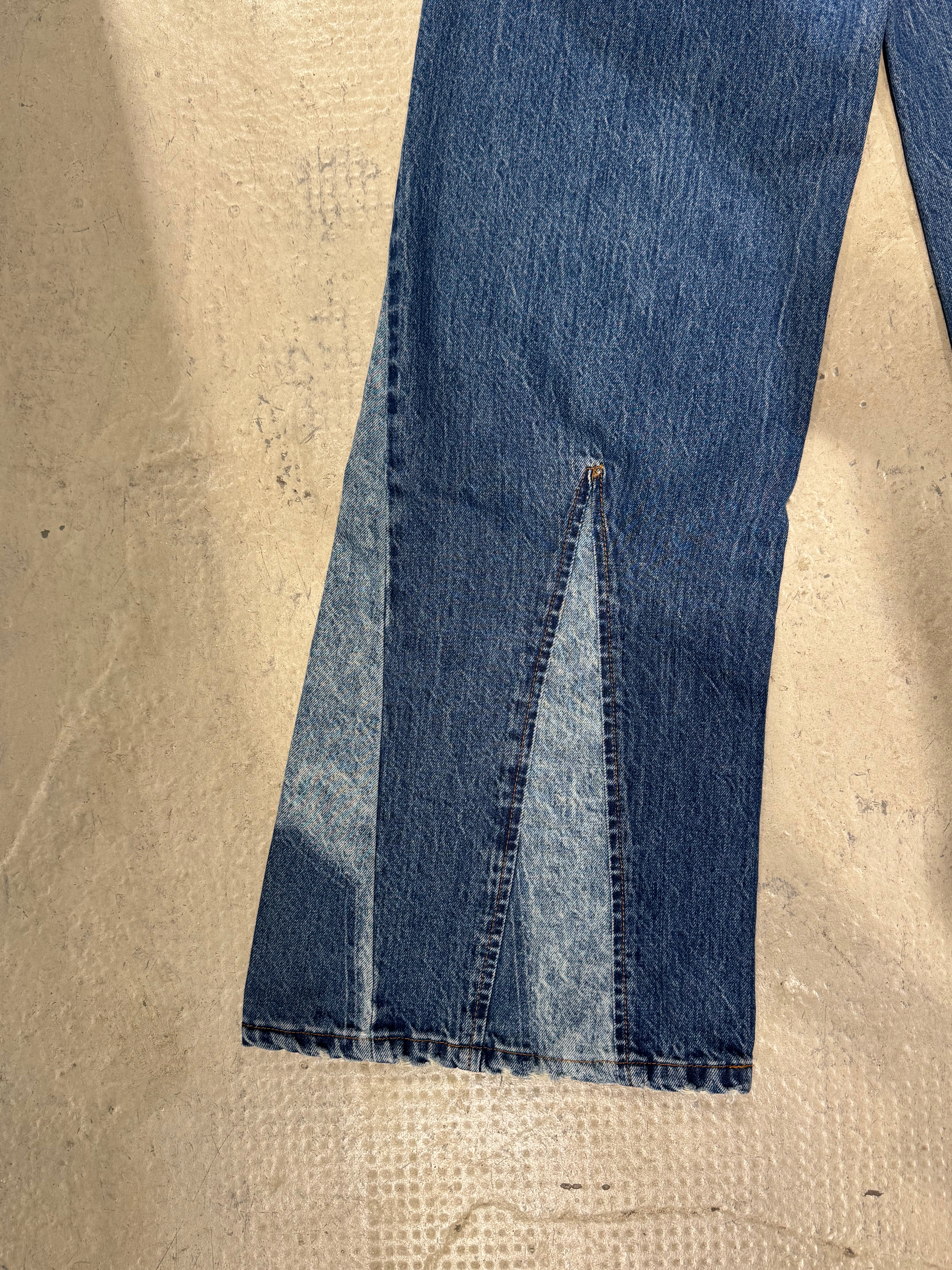 LOIS Flared Jeans mit Patchwork-Details