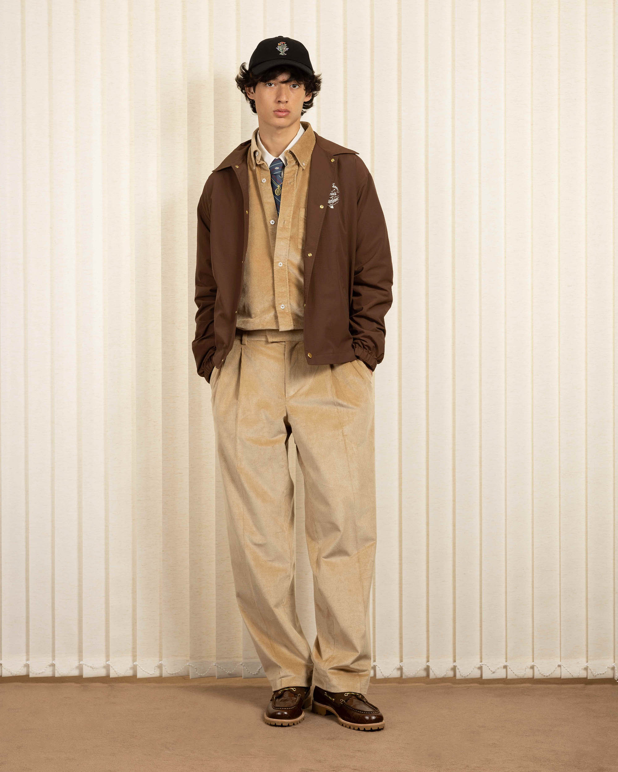 DRÔLE DE MONSIEUR Beige Kordhose