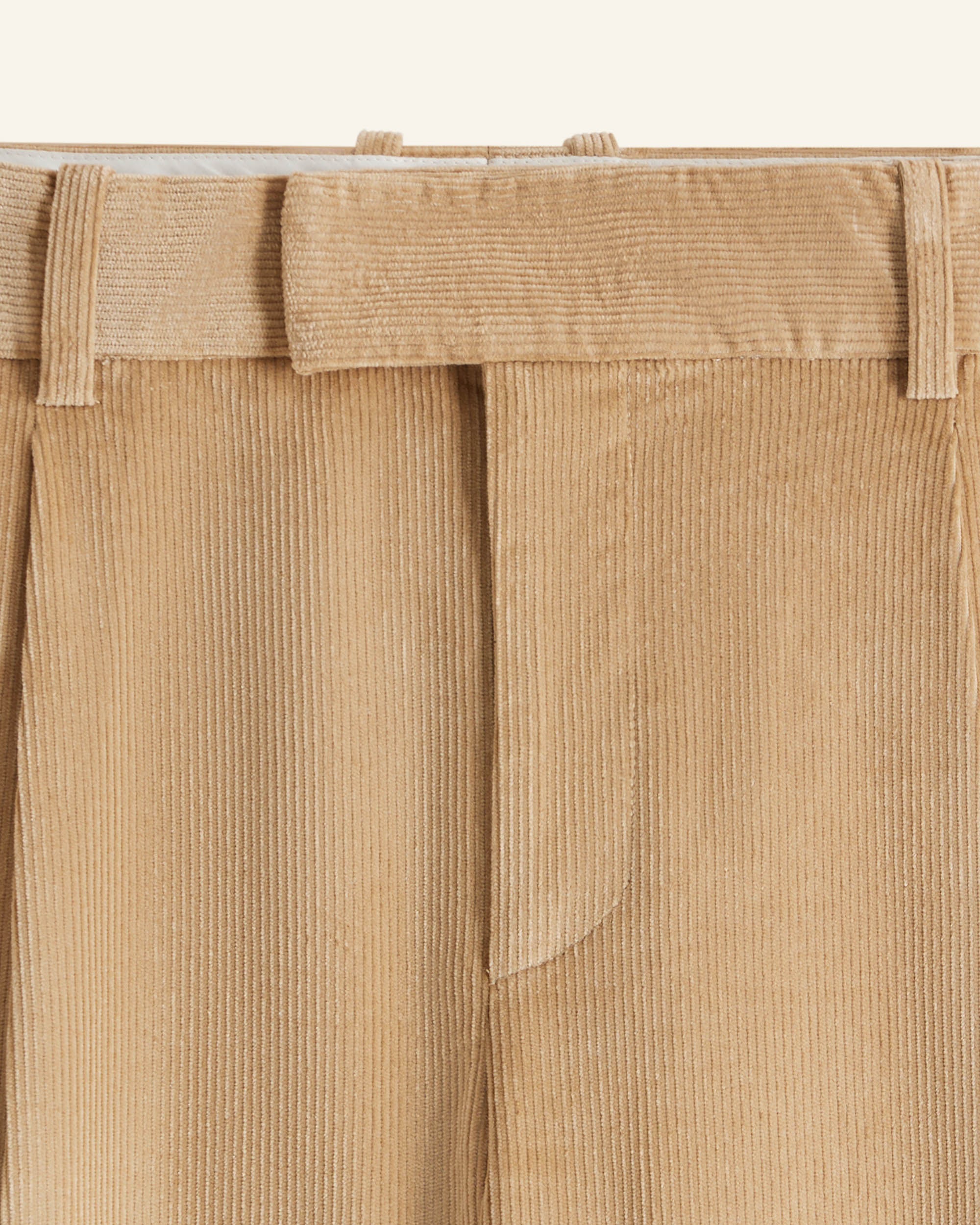 DRÔLE DE MONSIEUR Beige Kordhose