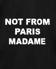 DRÔLE DE MONSIEUR Schwarzer Nylonparka