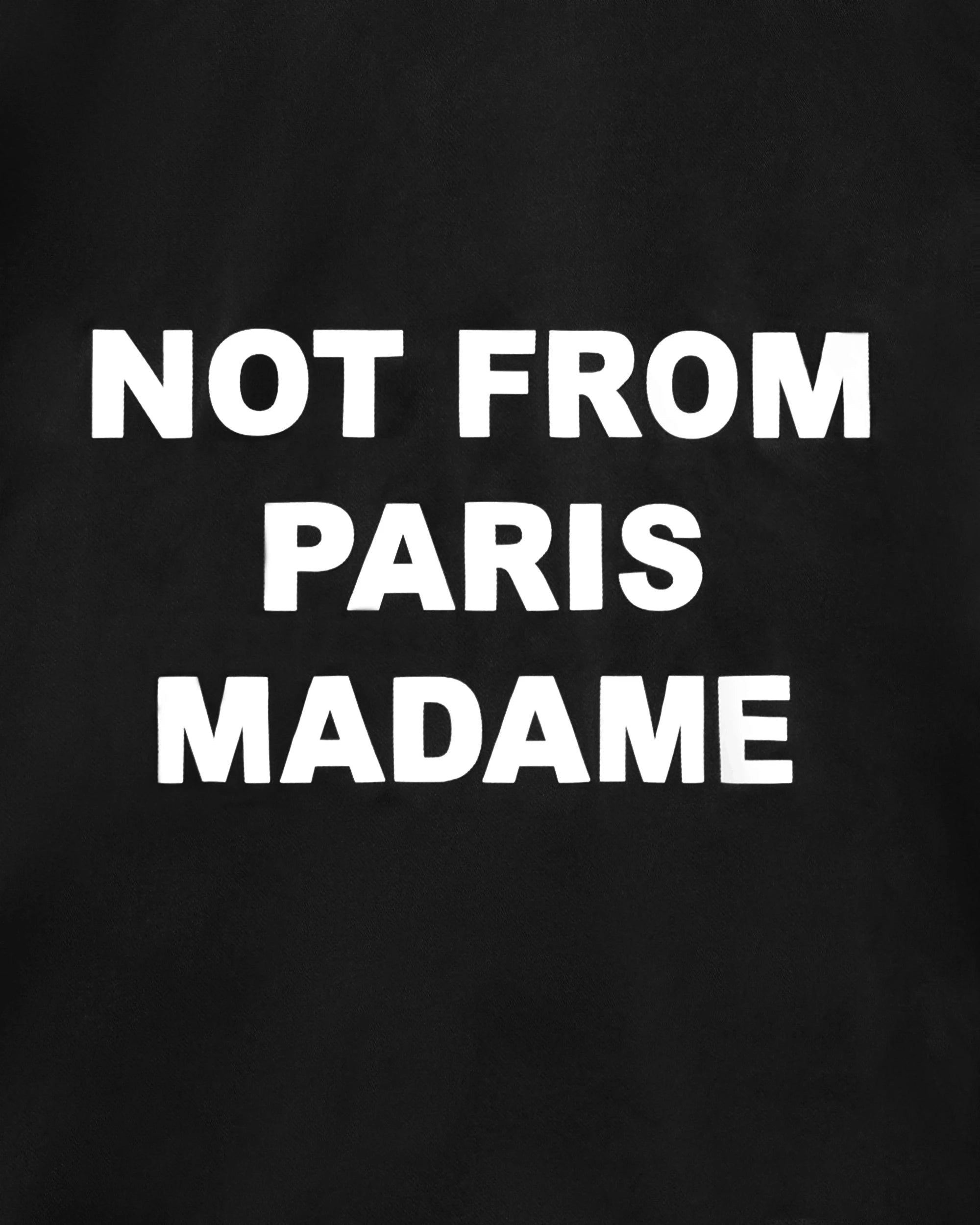 DRÔLE DE MONSIEUR Schwarzer Nylonparka