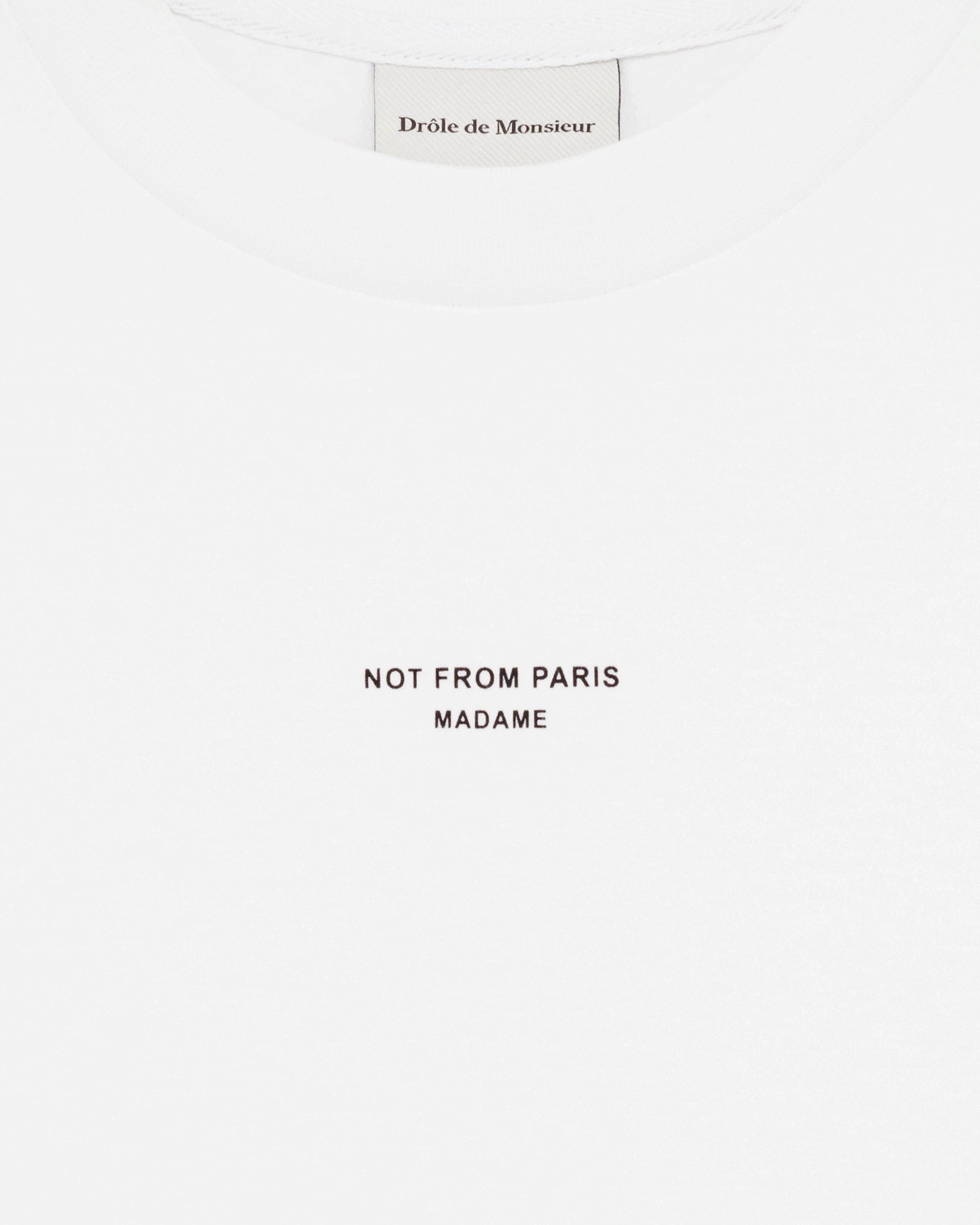DRÔLE DE MONSIEUR Classic Slogan T-Shirt