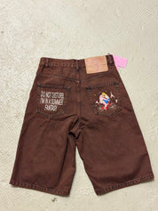 CARNE BOLLENTE Summer Fantasies Shorts  mit Stickereien