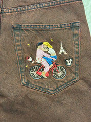 CARNE BOLLENTE Summer Fantasies Shorts  mit Stickereien