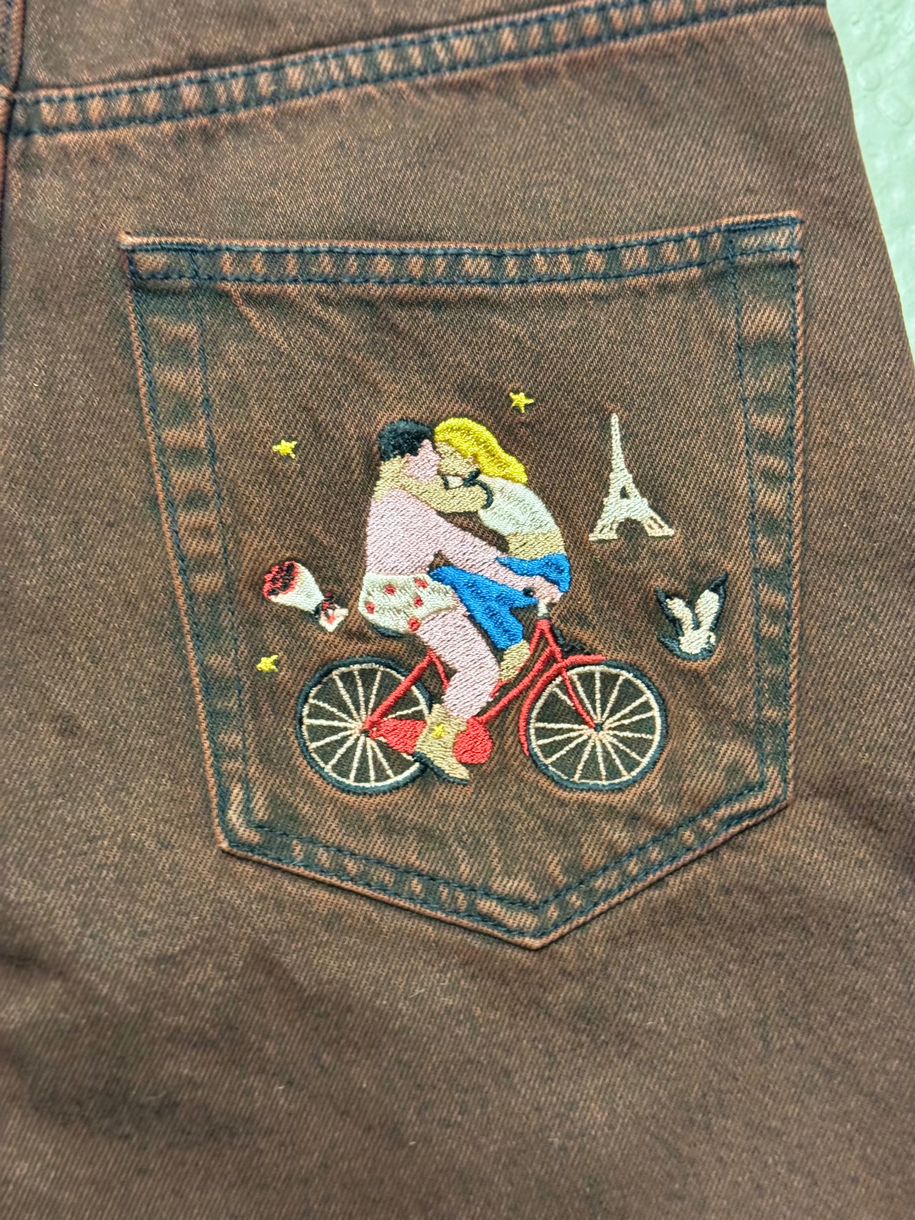 CARNE BOLLENTE Summer Fantasies Shorts  mit Stickereien