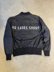 44LABELGROUP Schwarze Bomberjacke "Security"