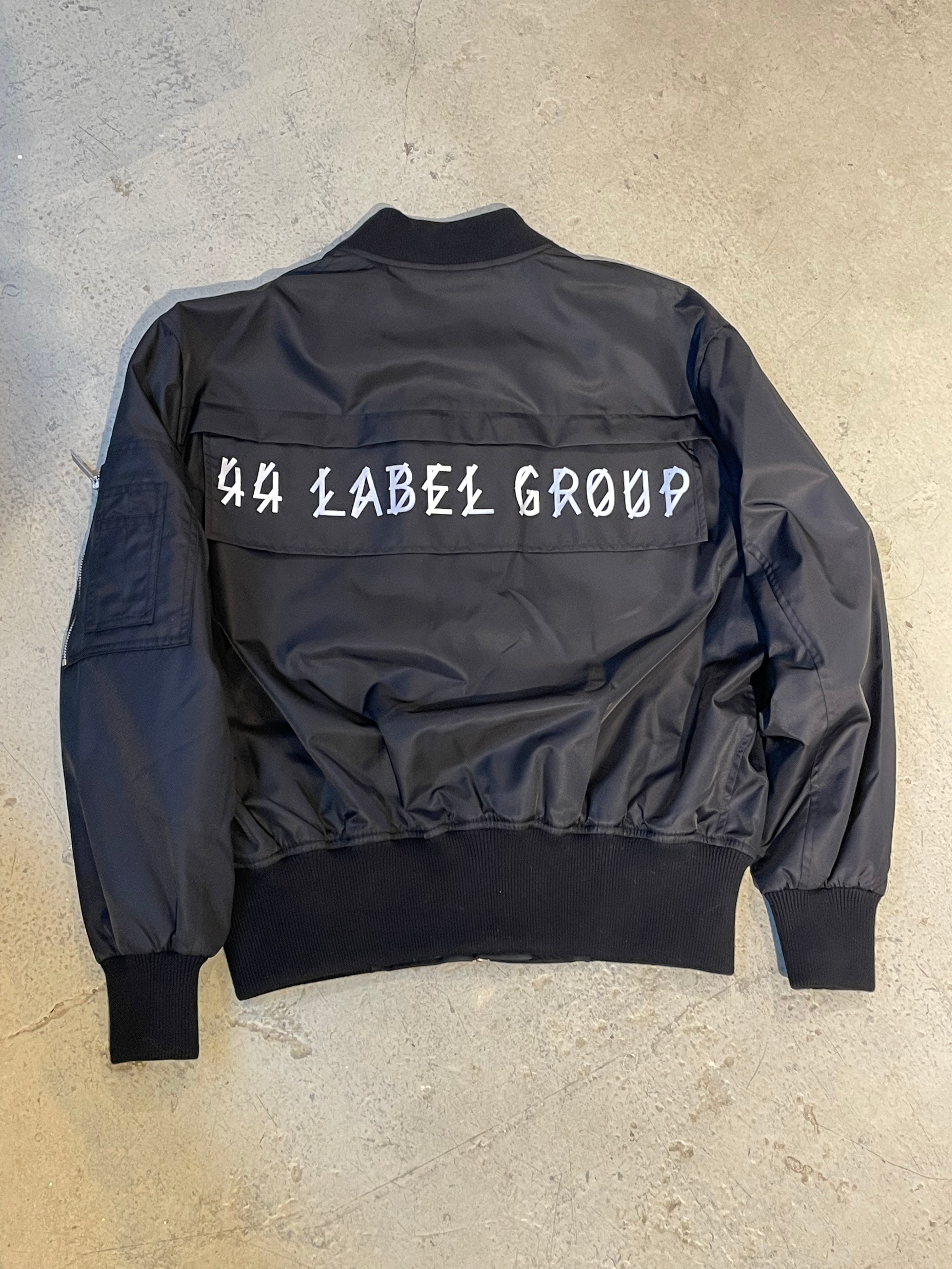 44LABELGROUP Schwarze Bomberjacke "Security"