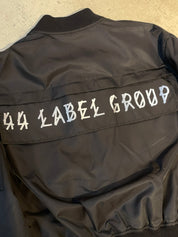 44LABELGROUP Schwarze Bomberjacke "Security"