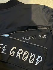 44LABELGROUP Schwarze Bomberjacke "Security"