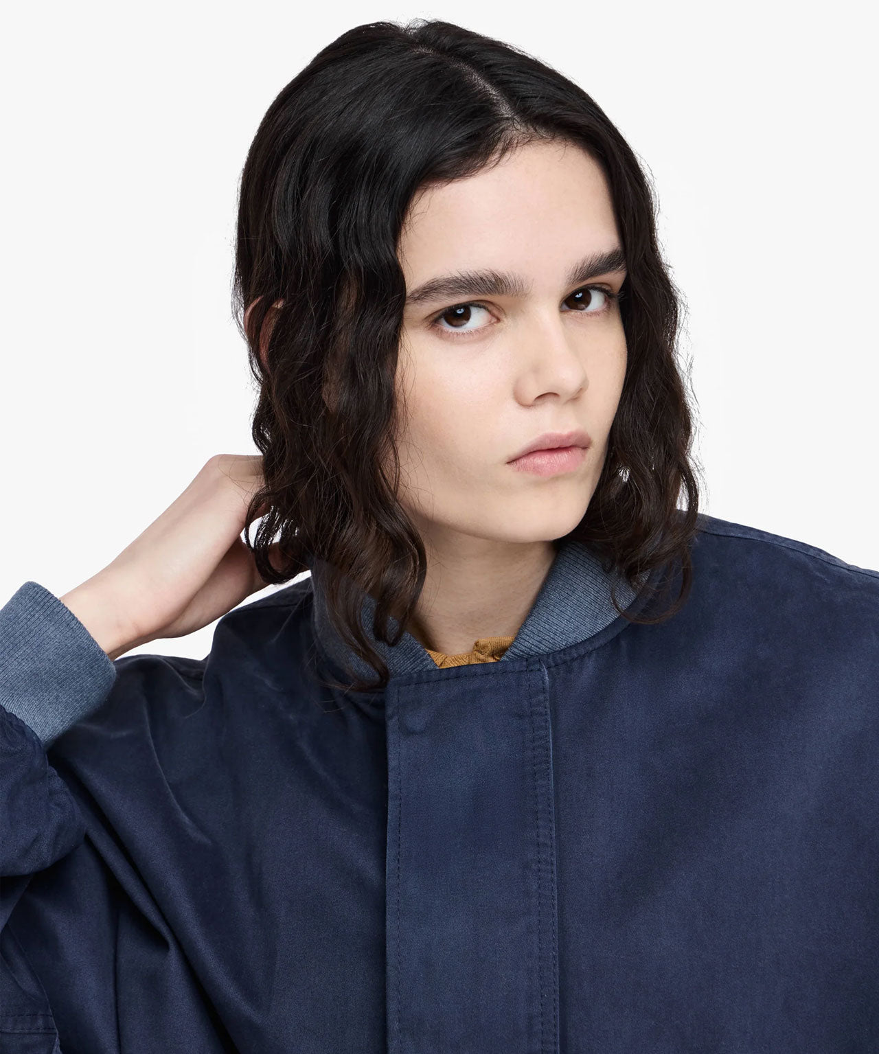 JW ANDERSON Blaue, washed Bomberjacke