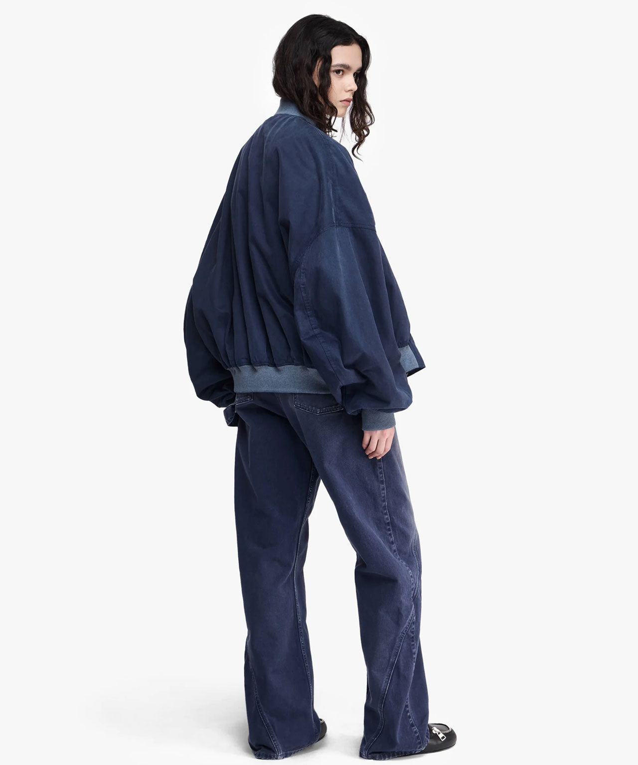 JW ANDERSON Blaue, washed Bomberjacke