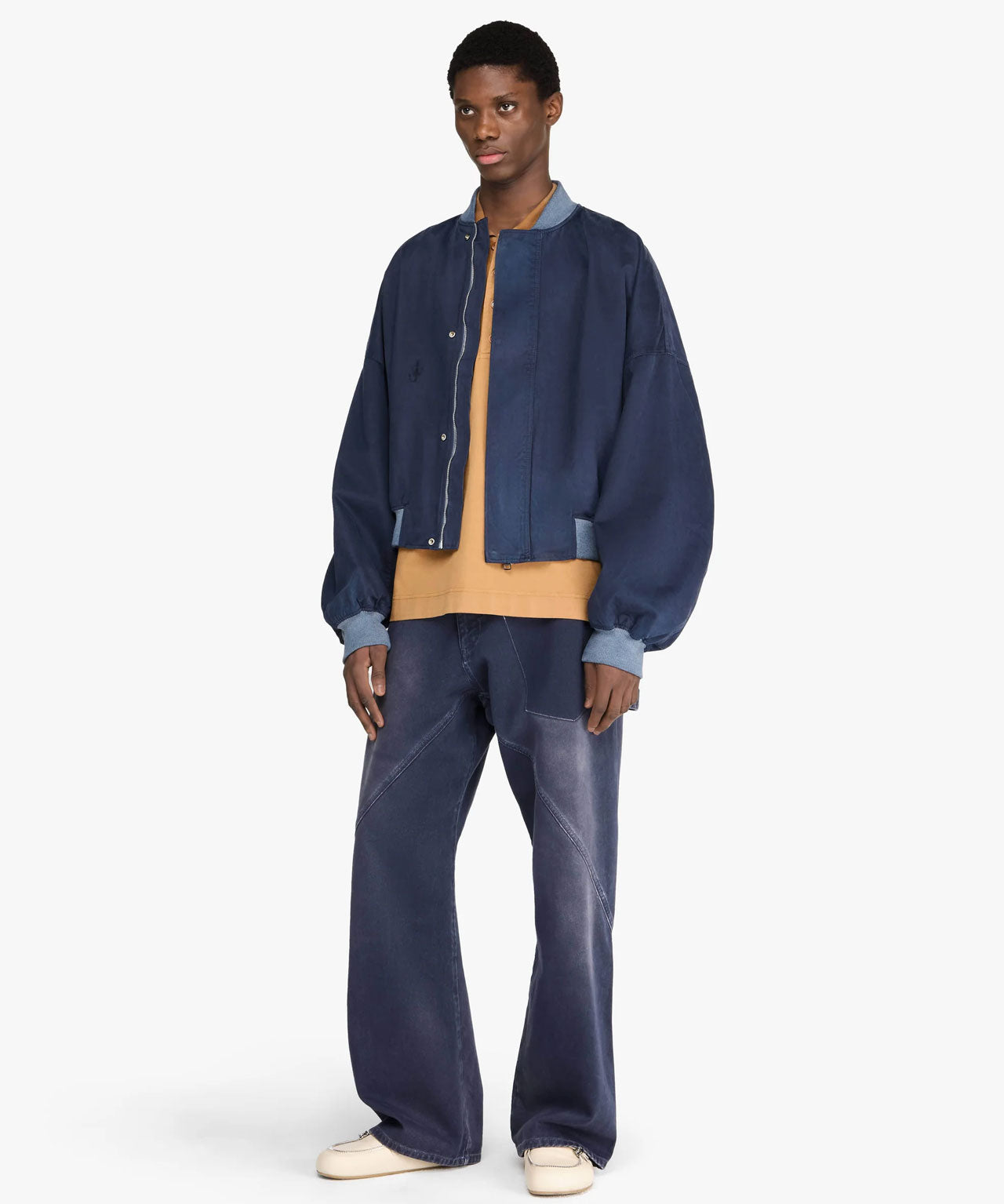 JW ANDERSON Blaue, washed Bomberjacke