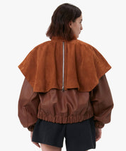 JW ANDERSON Cognacbraune Lederjacke
