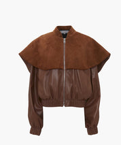 JW ANDERSON Cognacbraune Lederjacke