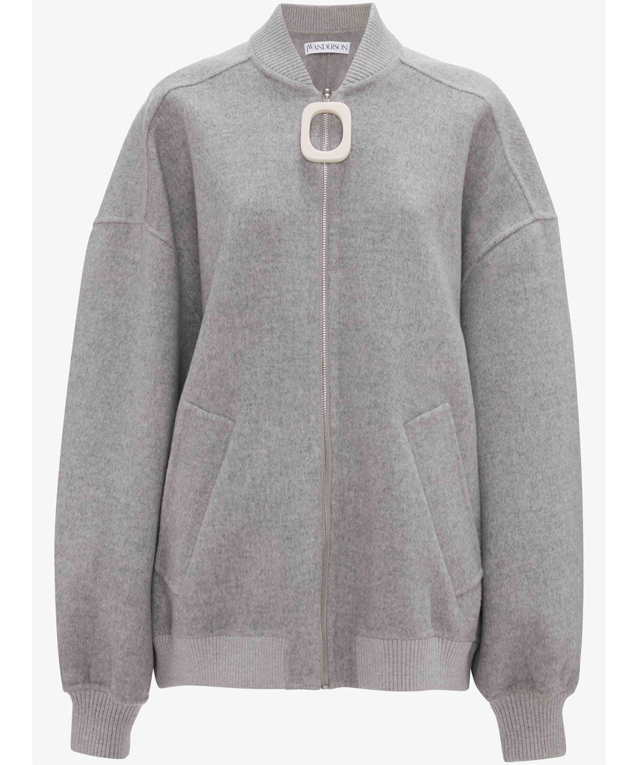 JW ANDERSON Graue, oversized Bomberjacke