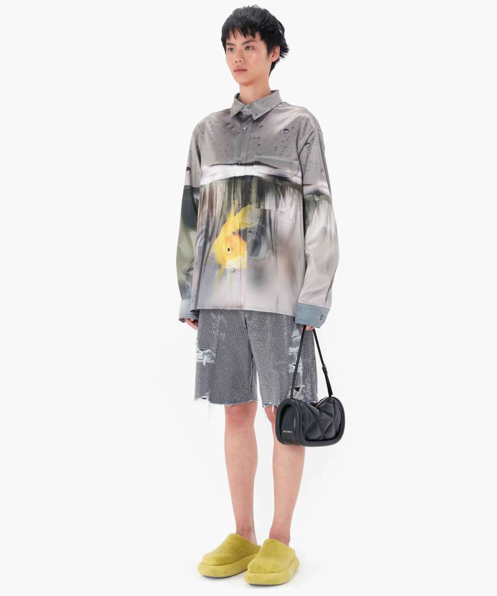 JW ANDERSON Schwarze, abgesteppte Bumperbag