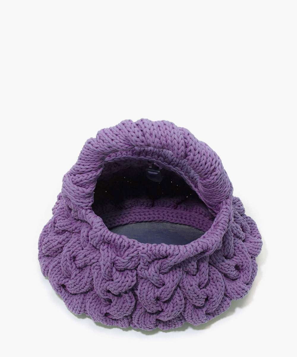 JW ANDERSON Stabile Stricktasche, lila