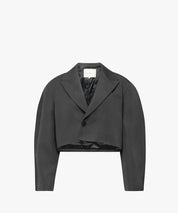 JW ANDERSON Dunkelbrauner, cropped Blazer