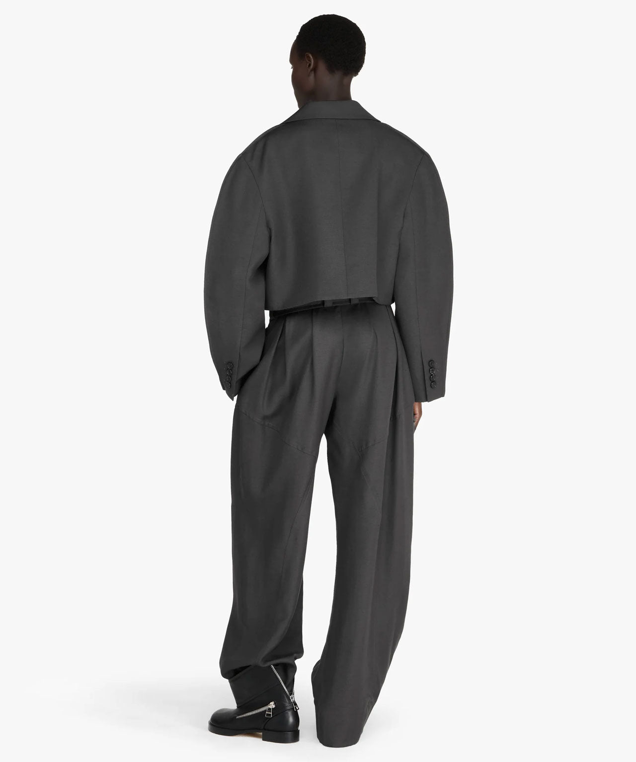 JW ANDERSON Dunkelbrauner, cropped Blazer