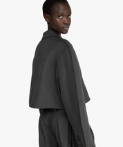 JW ANDERSON Dunkelbrauner, cropped Blazer