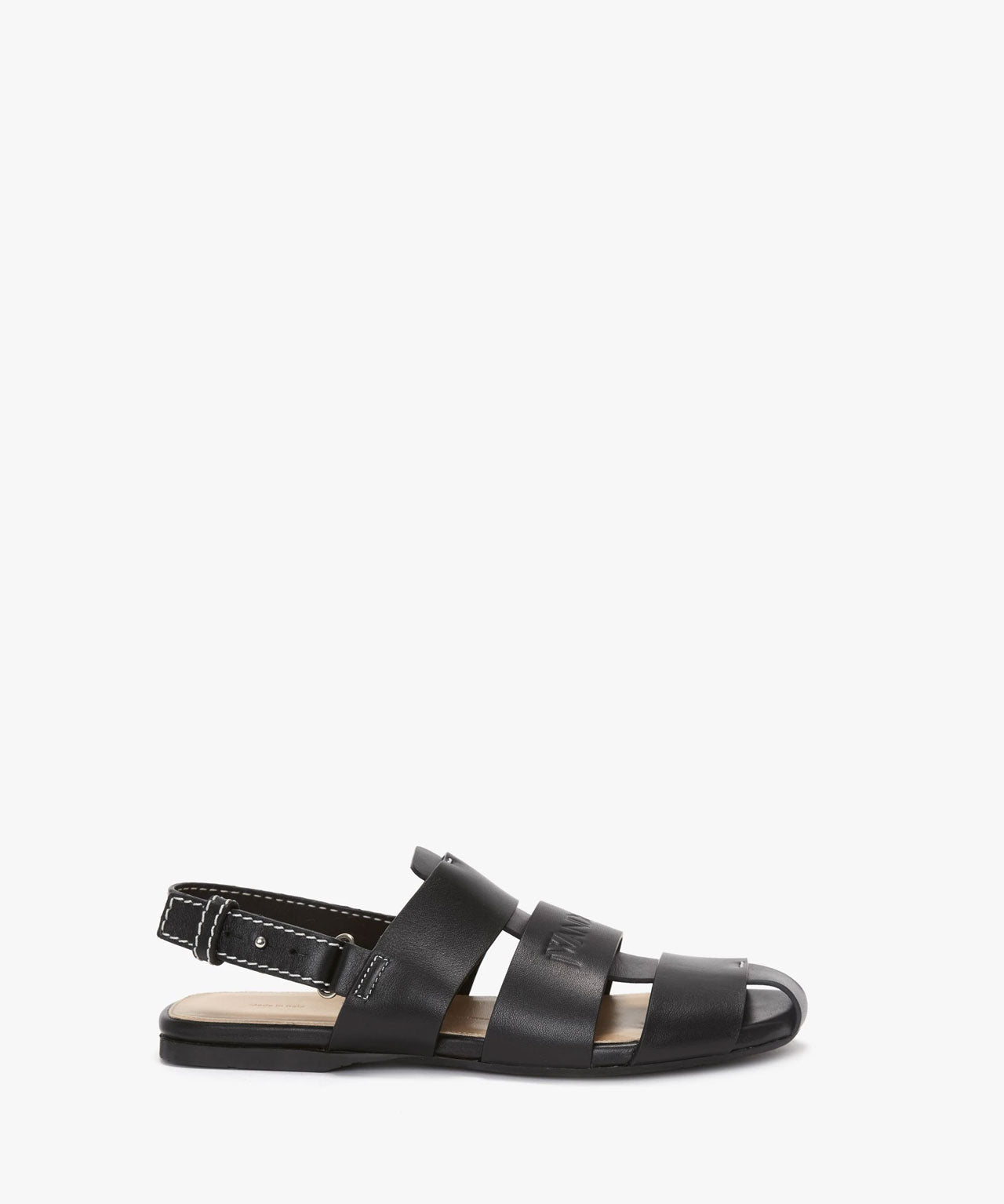 JW ANDERSON Schwarze Ledersandale
