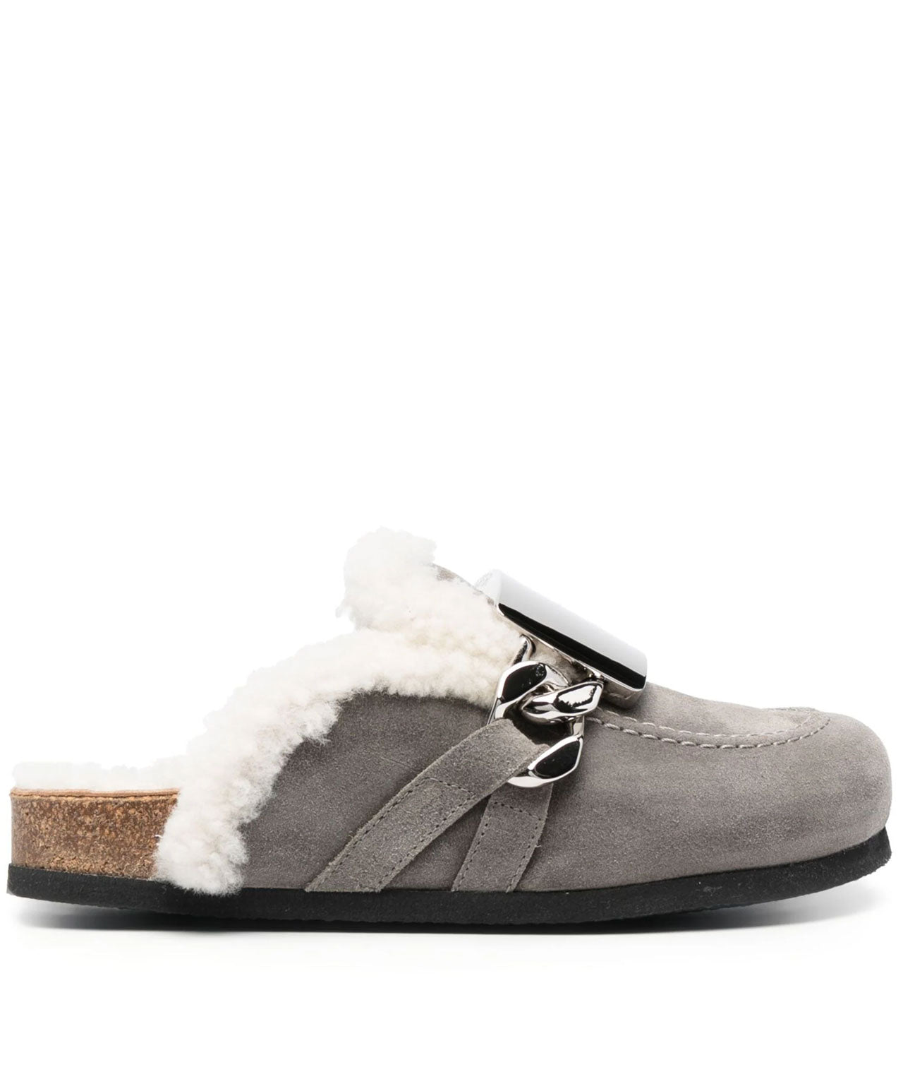 JW ANDERSON Graue Wildlederloafer