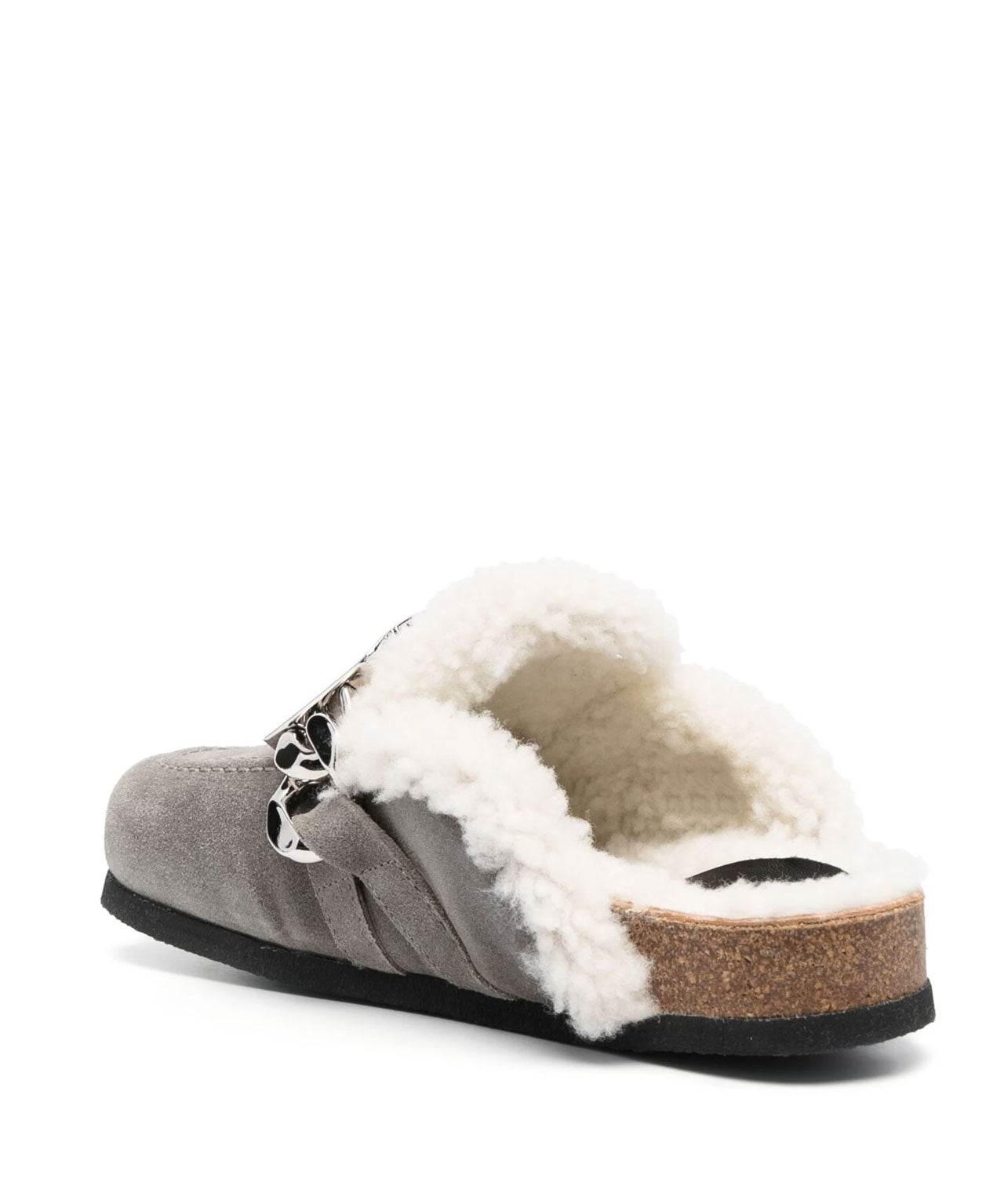 JW ANDERSON Graue Wildlederloafer