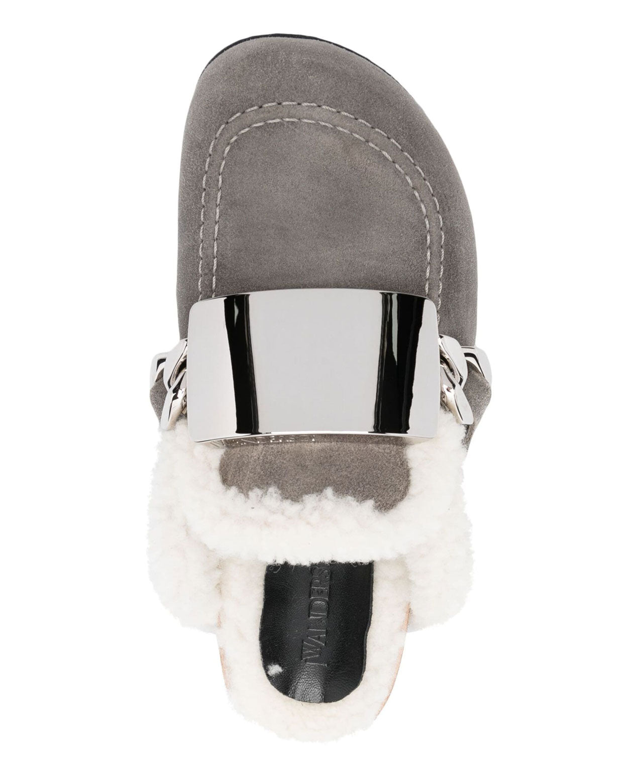 JW ANDERSON Graue Wildlederloafer