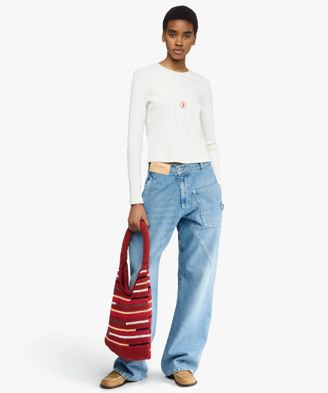 JW ANDERSON Workwear Jeans mit geshaptem Bein