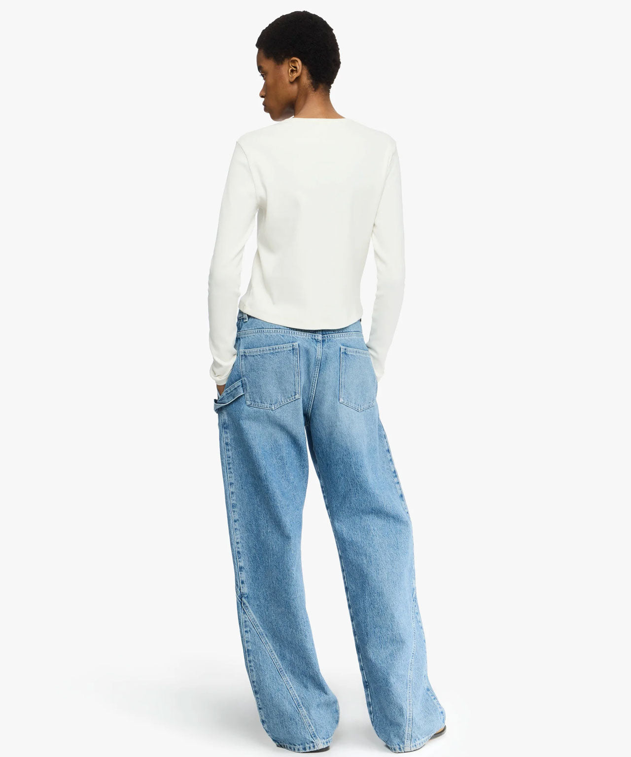 JW ANDERSON Workwear Jeans mit geshaptem Bein