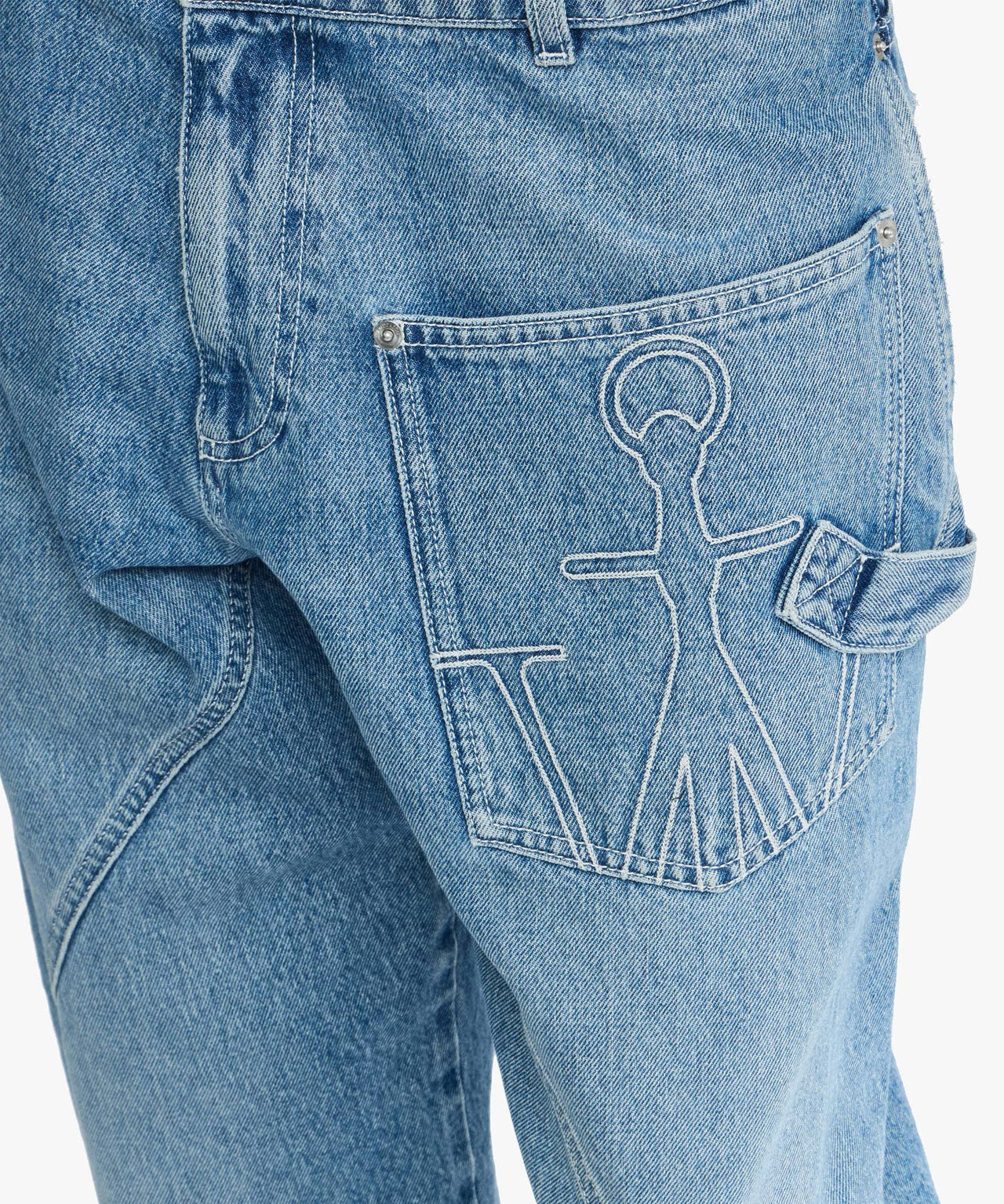 JW ANDERSON Workwear Jeans mit geshaptem Bein