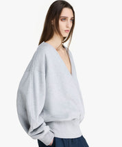 JW ANDERSON Graues, Wrap-Sweatshirt