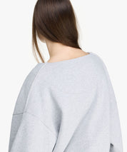 JW ANDERSON Graues, Wrap-Sweatshirt