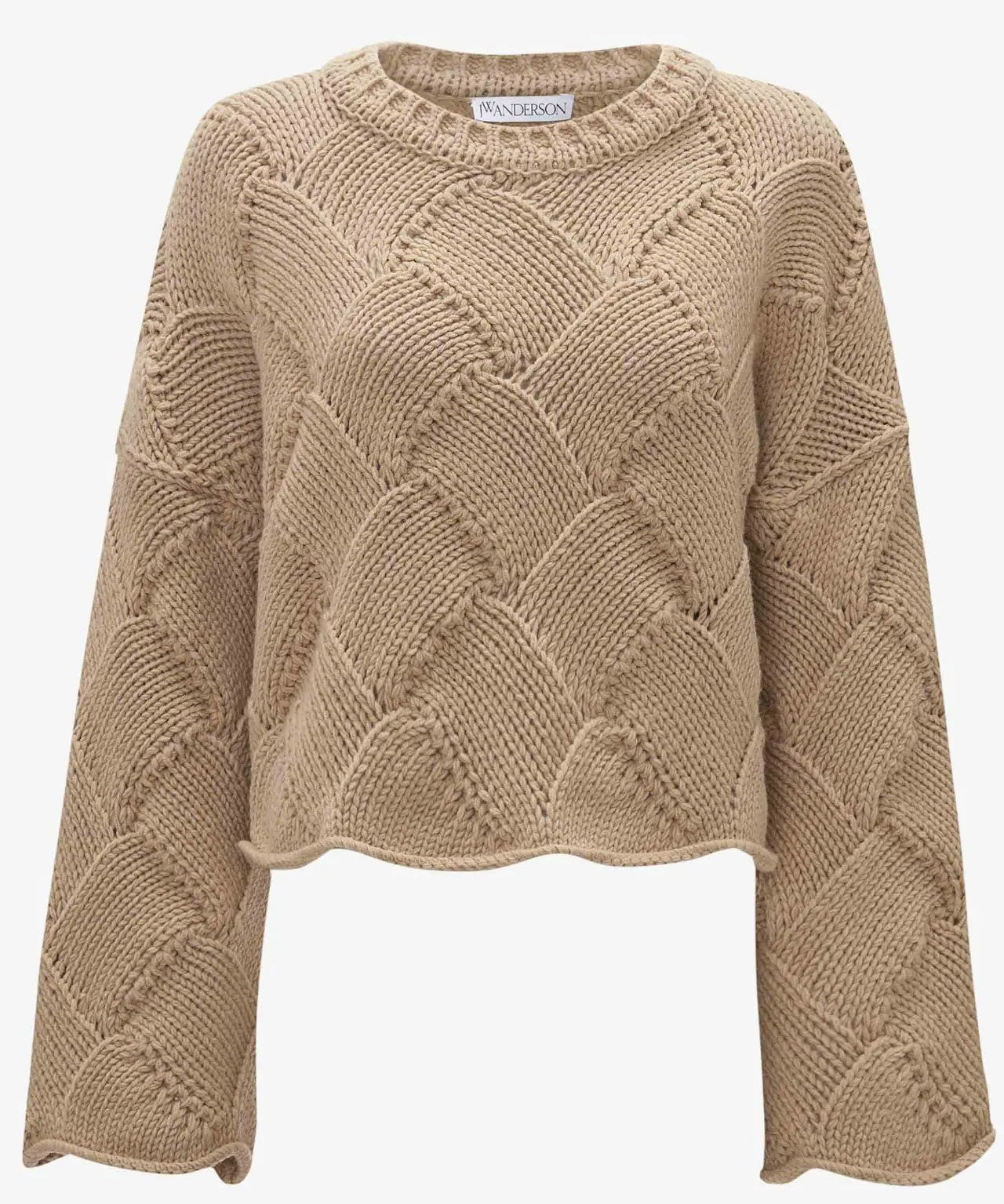 JW ANDERSON Verkürzter Grobstrickpullover