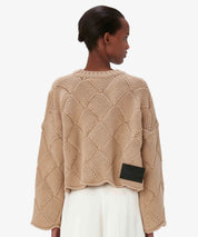 JW ANDERSON Verkürzter Grobstrickpullover