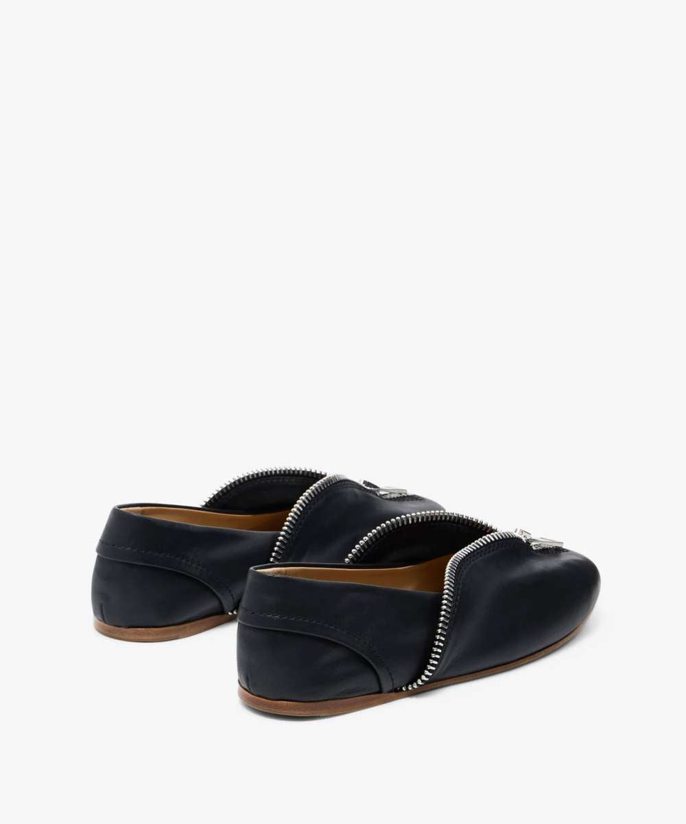 JW ANDERSON Schwarze Lederballerinas