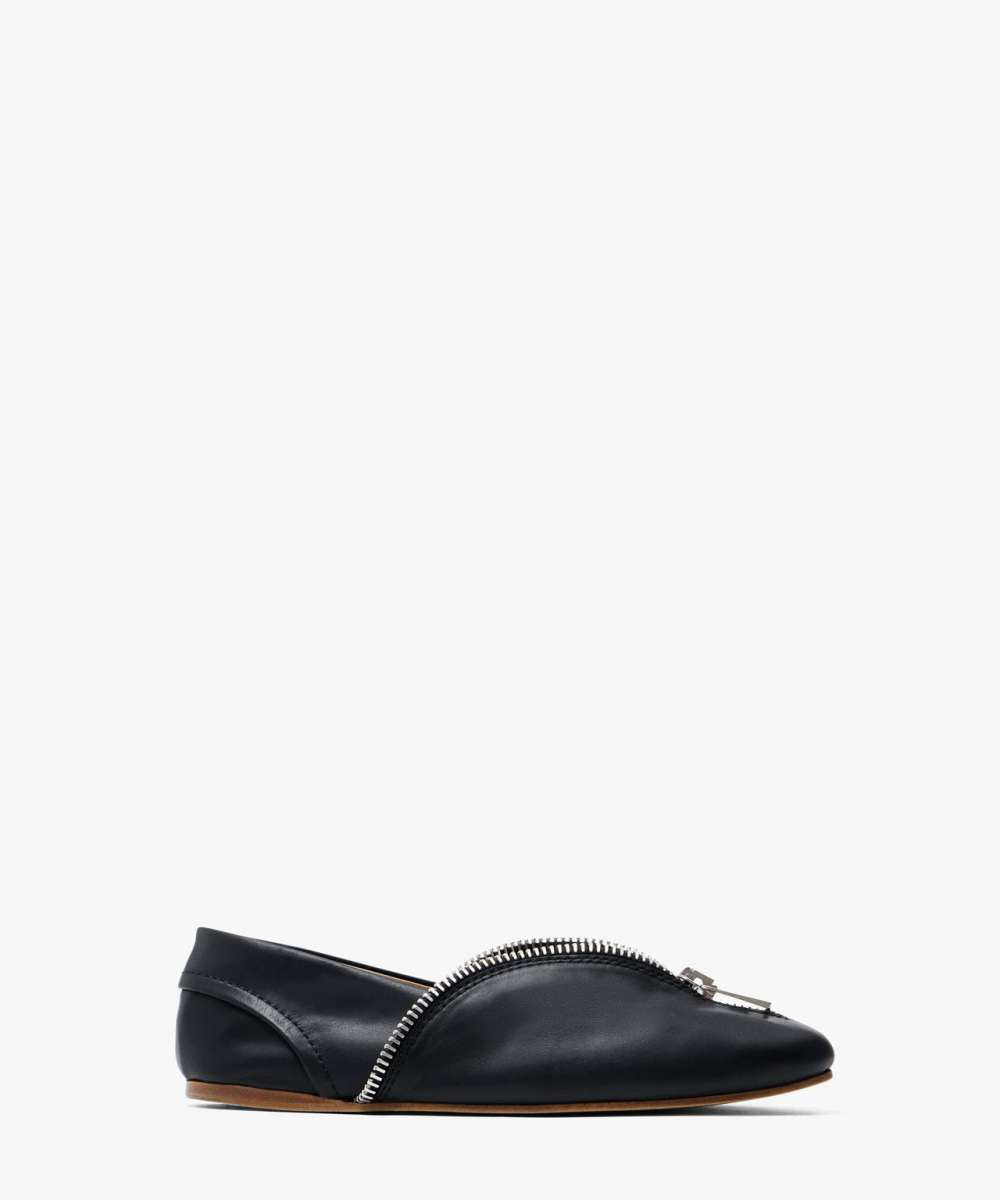JW ANDERSON Schwarze Lederballerinas