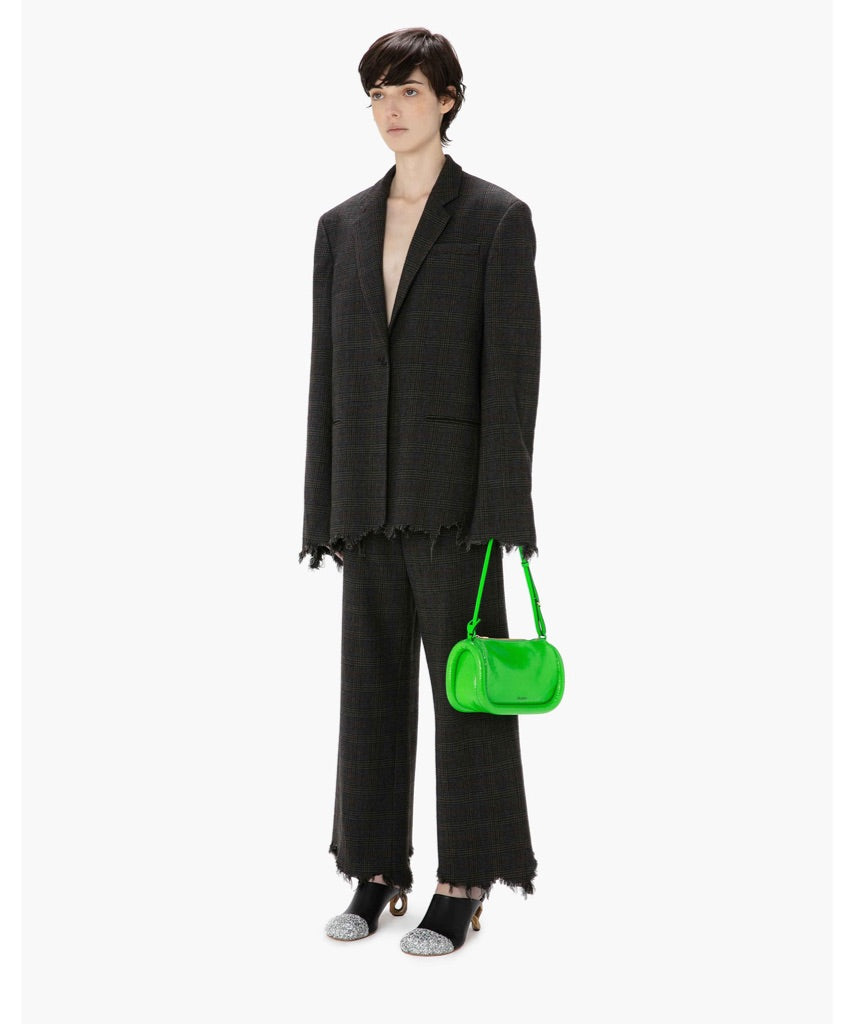 JW ANDERSON Karierter Blazer mit distressed Kanten