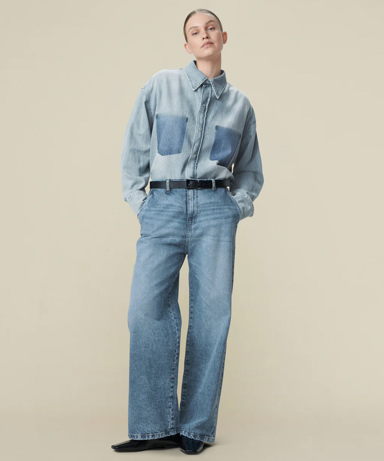 LOIS Hellblaues Jeanshemd