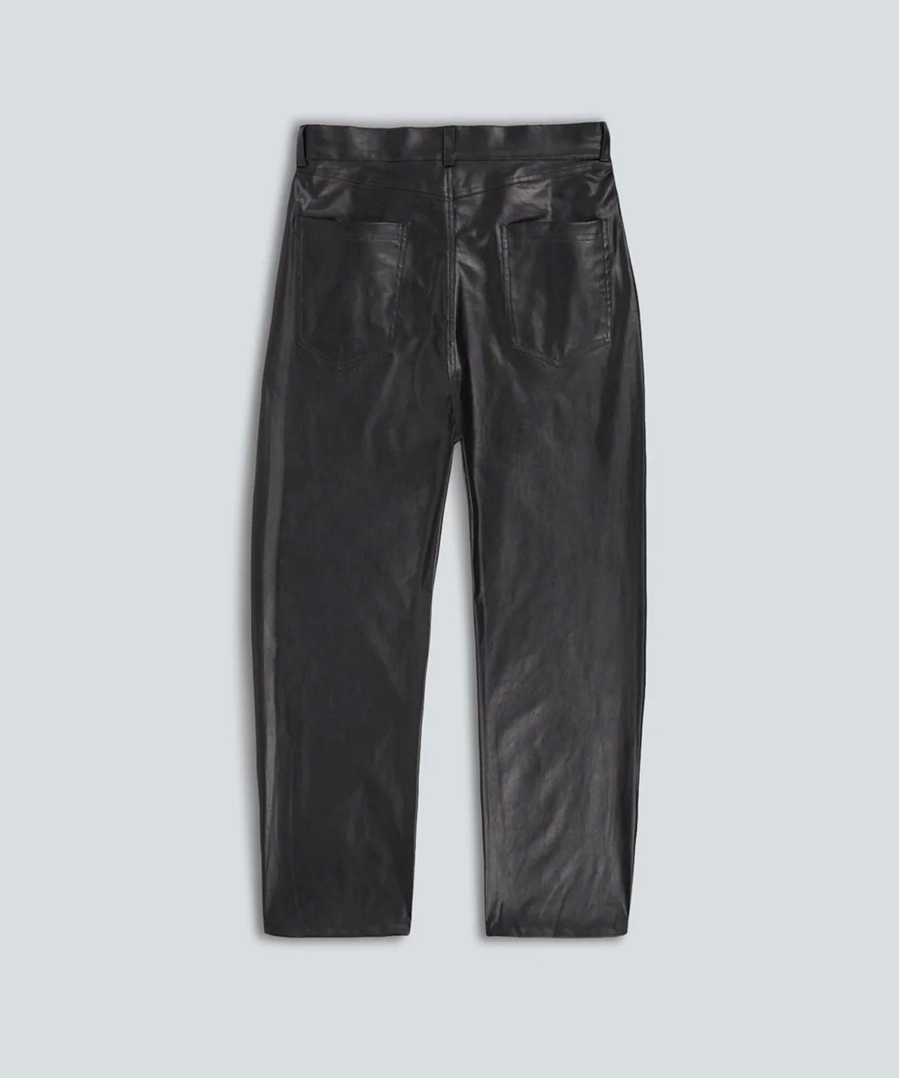 KASSL Editions Schwarze, oil gecoatete Ballontrouser