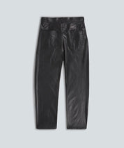 KASSL Editions Schwarze, oil gecoatete Ballontrouser