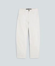 KASSL Editions Weiße, oil gecoatete Ballontrouser