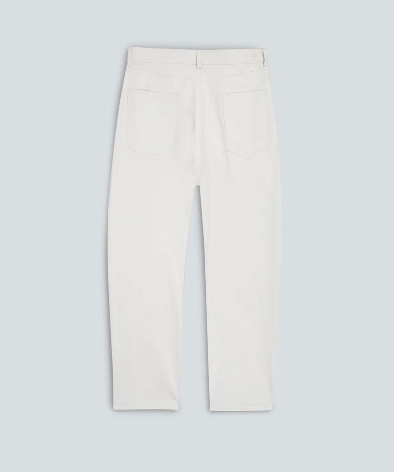 KASSL Editions Weiße, oil gecoatete Ballontrouser