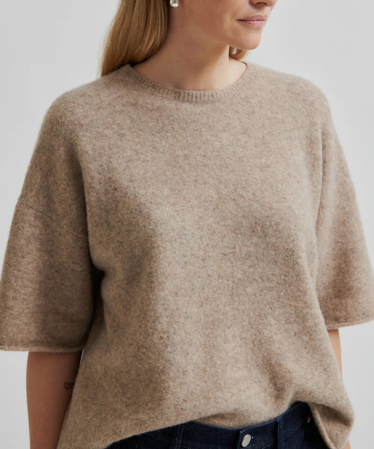 second-female-selena-o-knit-strick-shirt-beige-meliert-stylealbum