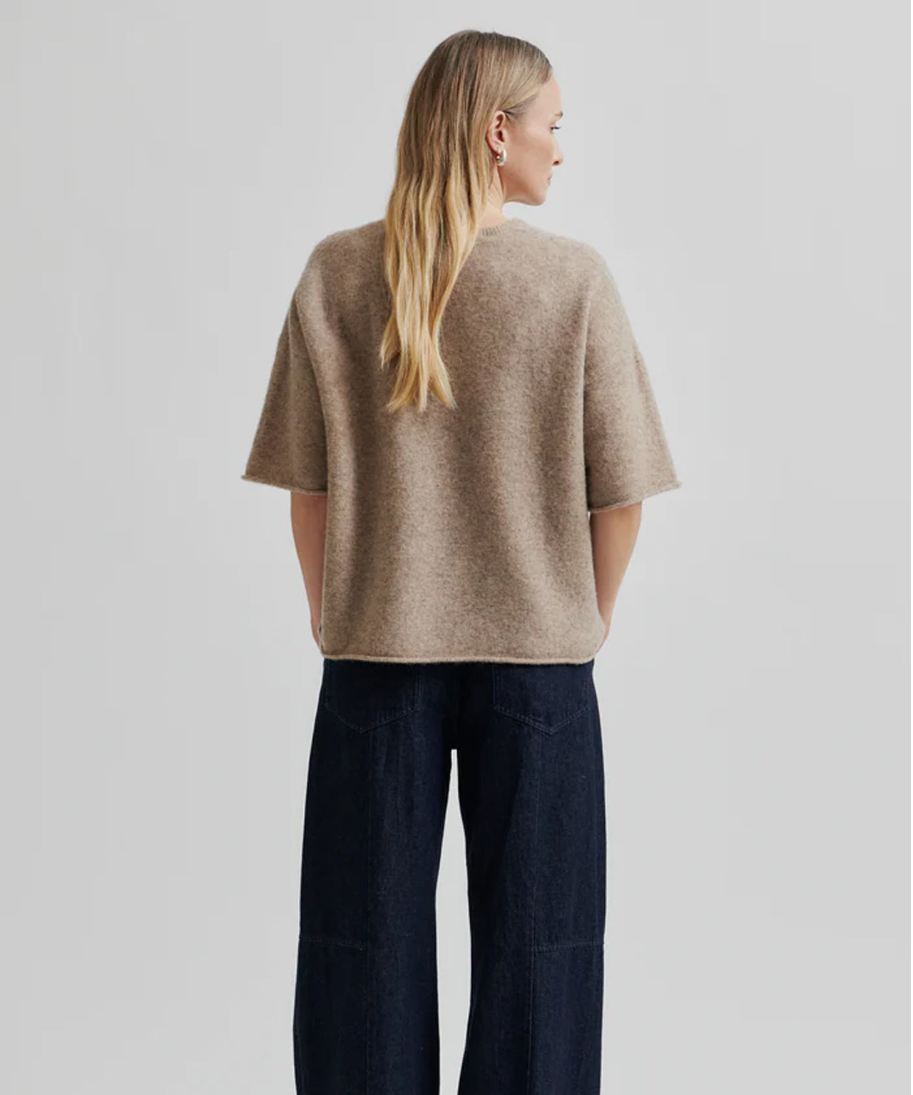 second-female-selena-o-knit-strick-shirt-beige-meliert-stylealbum