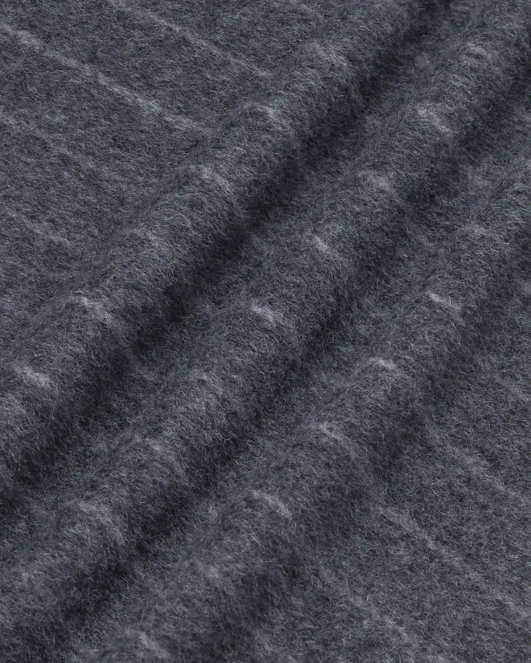 DRÔLE DE MONSIEUR Grauer Pinstripe Wollmantel