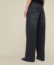 LOIS Jeans Bundfaltenhose aus Black Denim