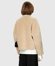 LOW CLASSIC Lammfelljacke zum Wenden